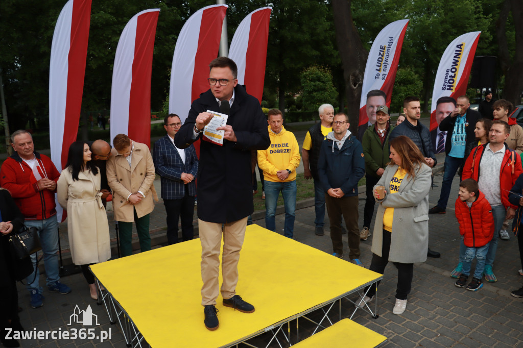 Fotorelacja: Spotkanie otwarte w Zawierciu z Szymonem Hołownia