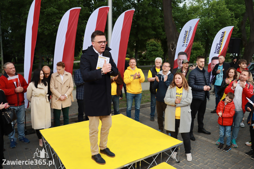 Fotorelacja: Spotkanie otwarte w Zawierciu z Szymonem Hołownia