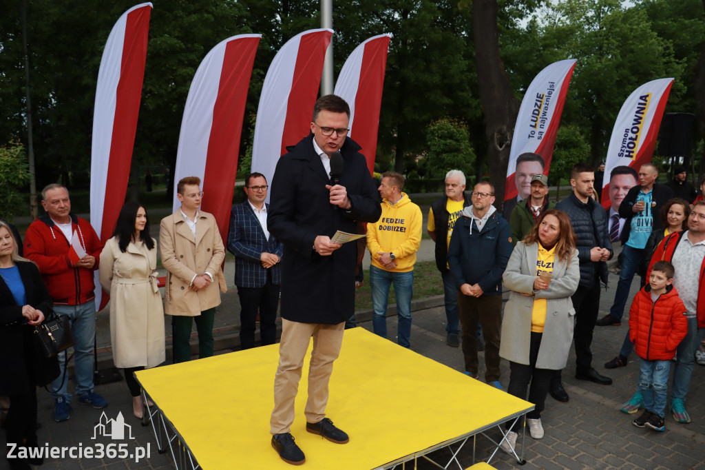 Fotorelacja: Spotkanie otwarte w Zawierciu z Szymonem Hołownia