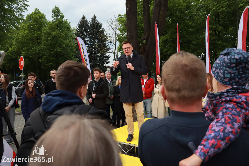 Fotorelacja: Spotkanie otwarte w Zawierciu z Szymonem Hołownia
