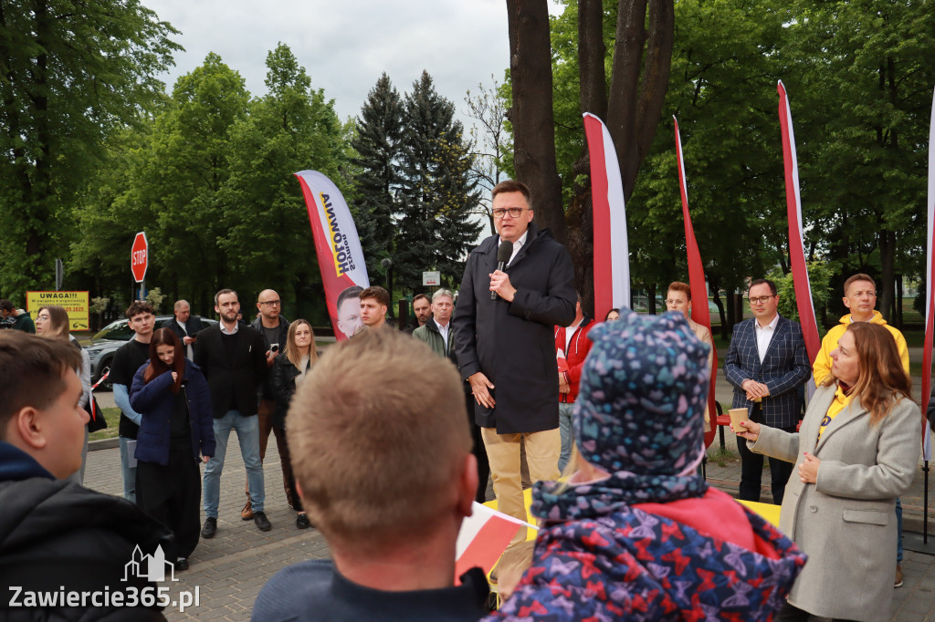 Fotorelacja: Spotkanie otwarte w Zawierciu z Szymonem Hołownia