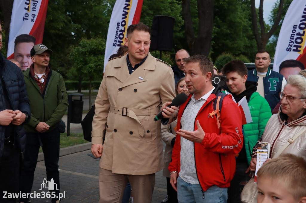 Fotorelacja: Spotkanie otwarte w Zawierciu z Szymonem Hołownia