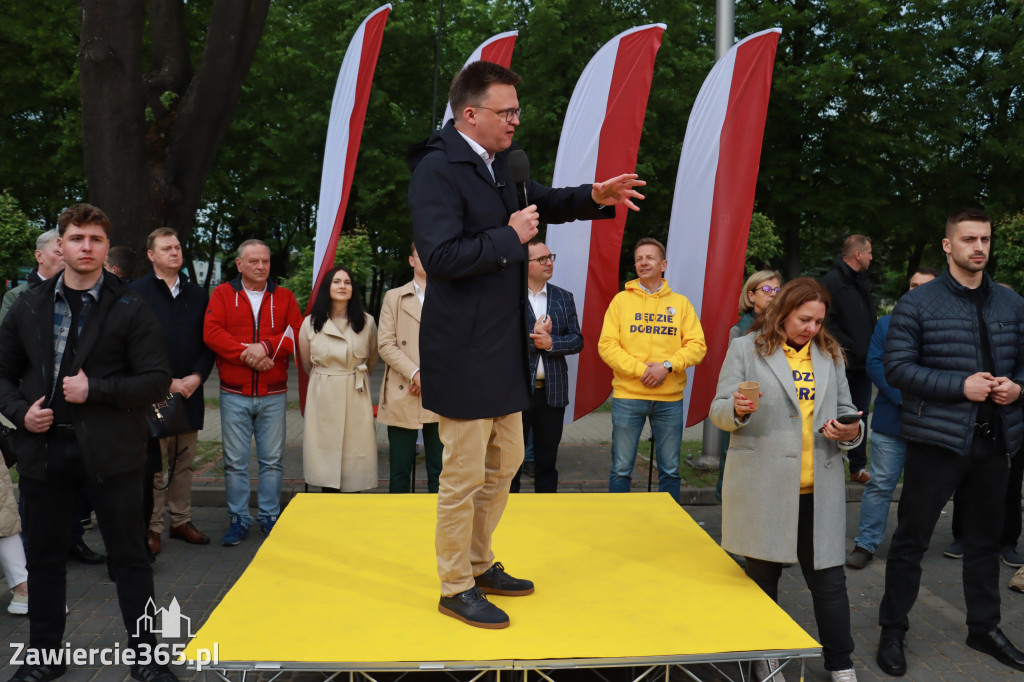 Fotorelacja: Spotkanie otwarte w Zawierciu z Szymonem Hołownia