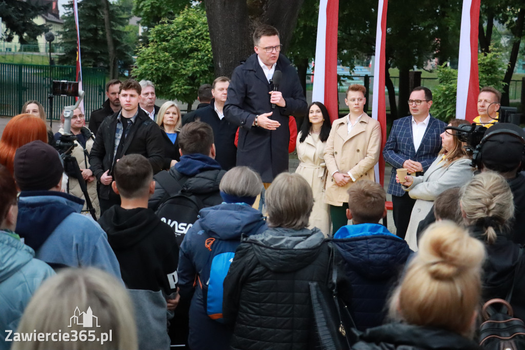 Fotorelacja: Spotkanie otwarte w Zawierciu z Szymonem Hołownia