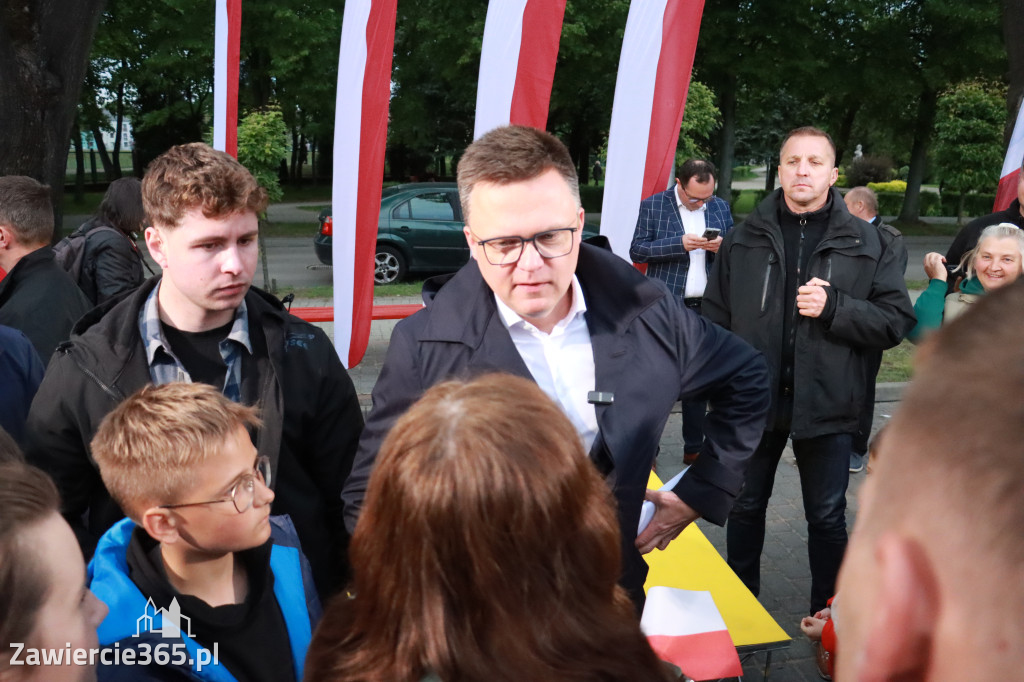 Fotorelacja: Spotkanie otwarte w Zawierciu z Szymonem Hołownia