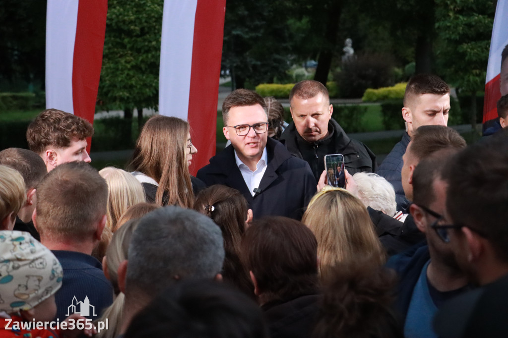 Fotorelacja: Spotkanie otwarte w Zawierciu z Szymonem Hołownia