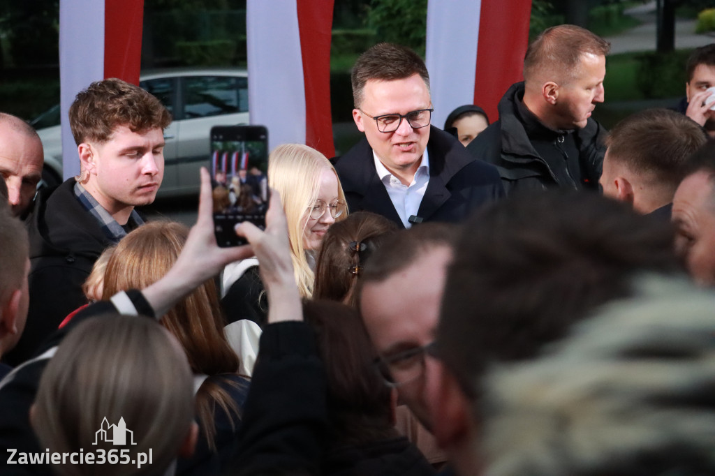 Fotorelacja: Spotkanie otwarte w Zawierciu z Szymonem Hołownia