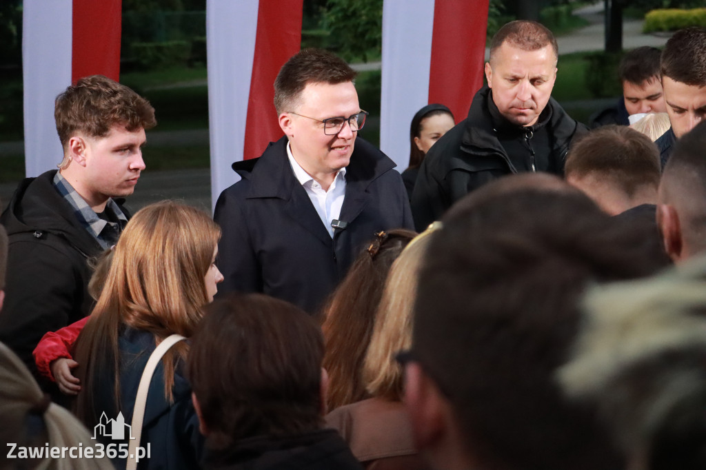 Fotorelacja: Spotkanie otwarte w Zawierciu z Szymonem Hołownia