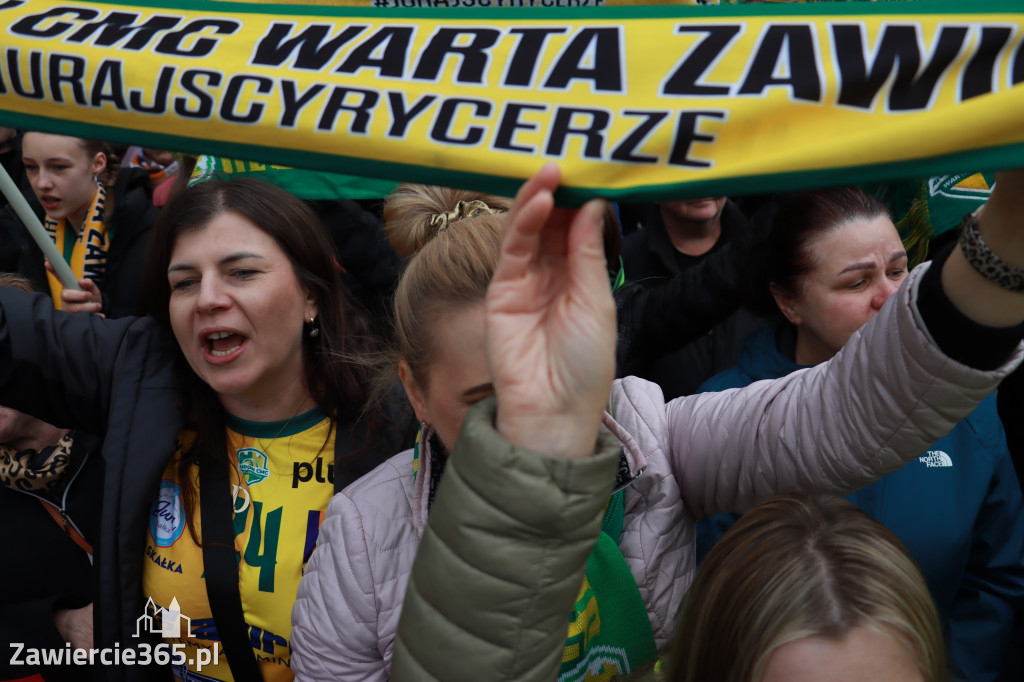 Fotorelacja: Piękne powitanie  Aluron CMC Warta Zawiercie