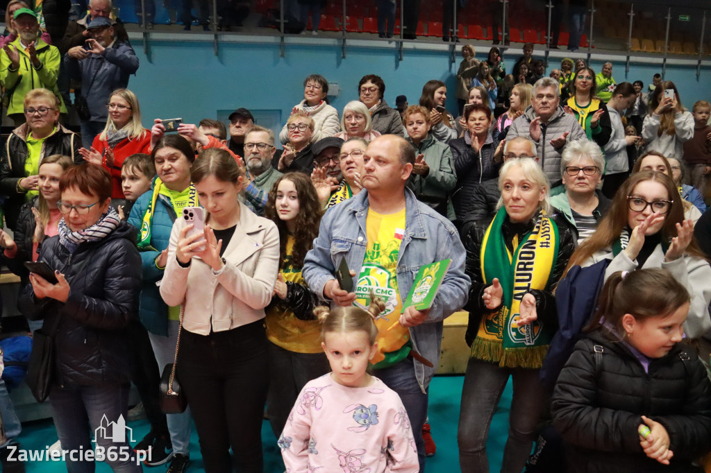 Fotorelacja: Piękne powitanie  Aluron CMC Warta Zawiercie