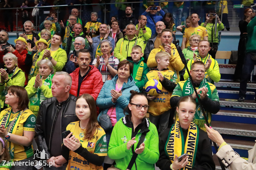 Fotorelacja: Piękne powitanie  Aluron CMC Warta Zawiercie