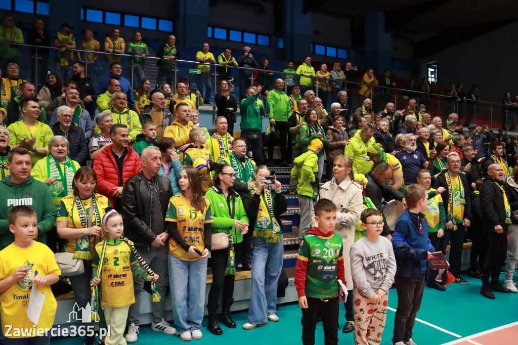 Fotorelacja: Piękne powitanie  Aluron CMC Warta Zawiercie