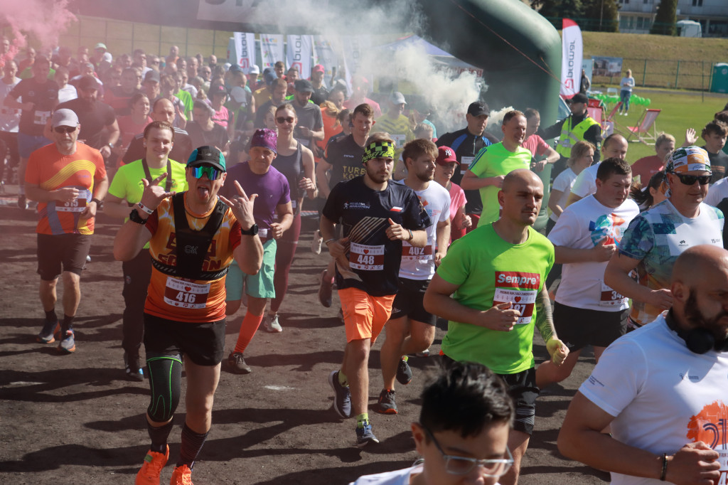 Fotorelacja I: III Bieg Zawierciański - rozgrzewka i start