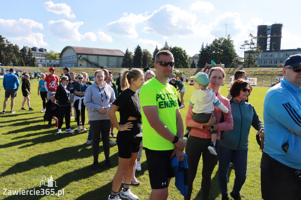 Fotorelacja I: III Bieg Zawierciański - rozgrzewka i start