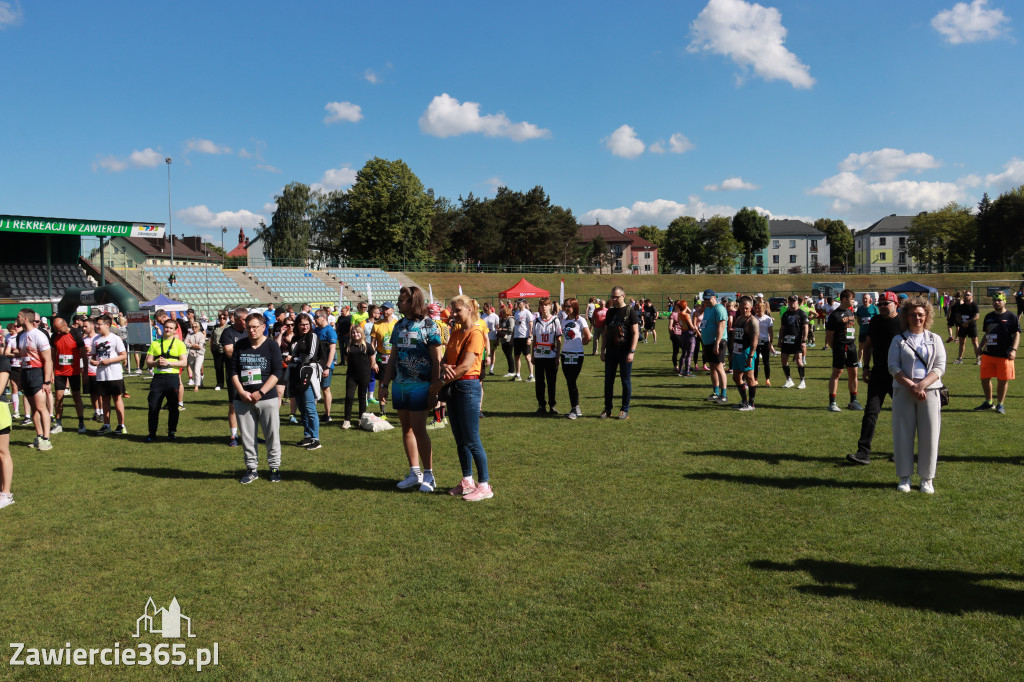 Fotorelacja I: III Bieg Zawierciański - rozgrzewka i start