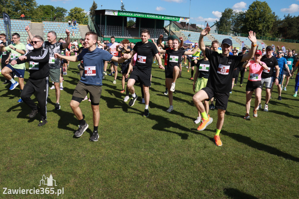 Fotorelacja I: III Bieg Zawierciański - rozgrzewka i start