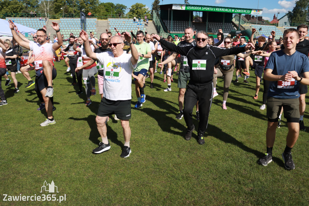 Fotorelacja I: III Bieg Zawierciański - rozgrzewka i start