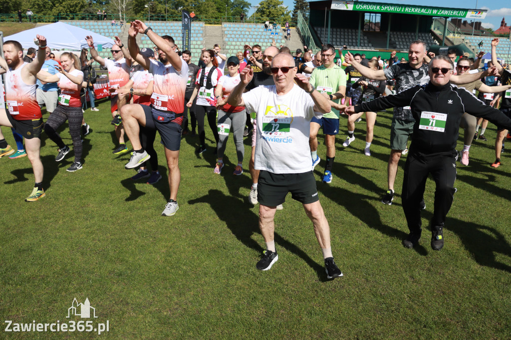 Fotorelacja I: III Bieg Zawierciański - rozgrzewka i start