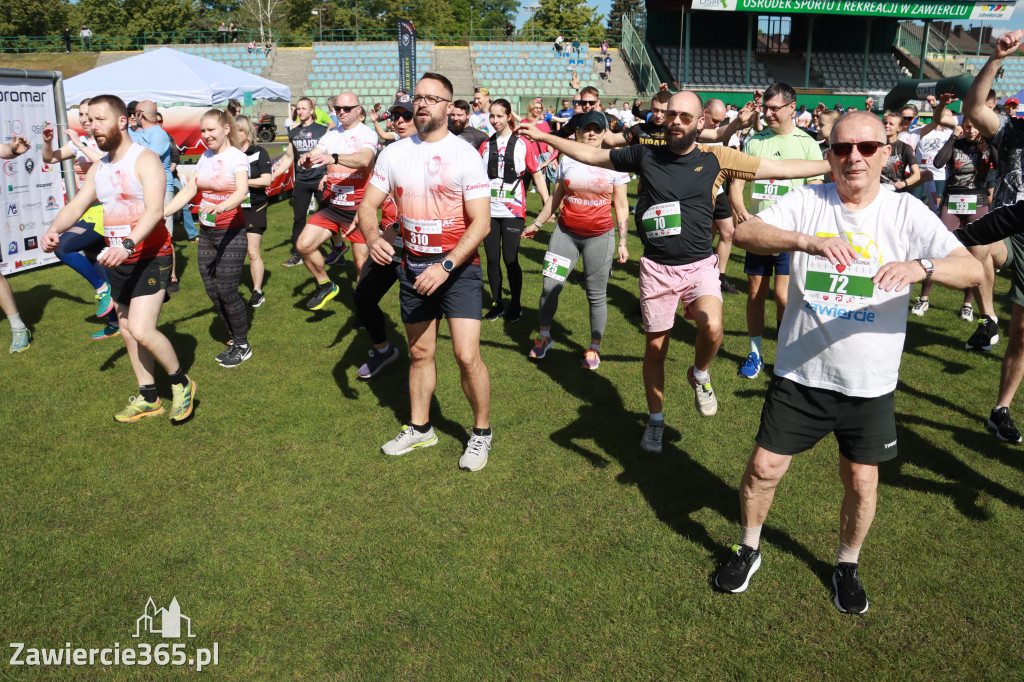 Fotorelacja I: III Bieg Zawierciański - rozgrzewka i start