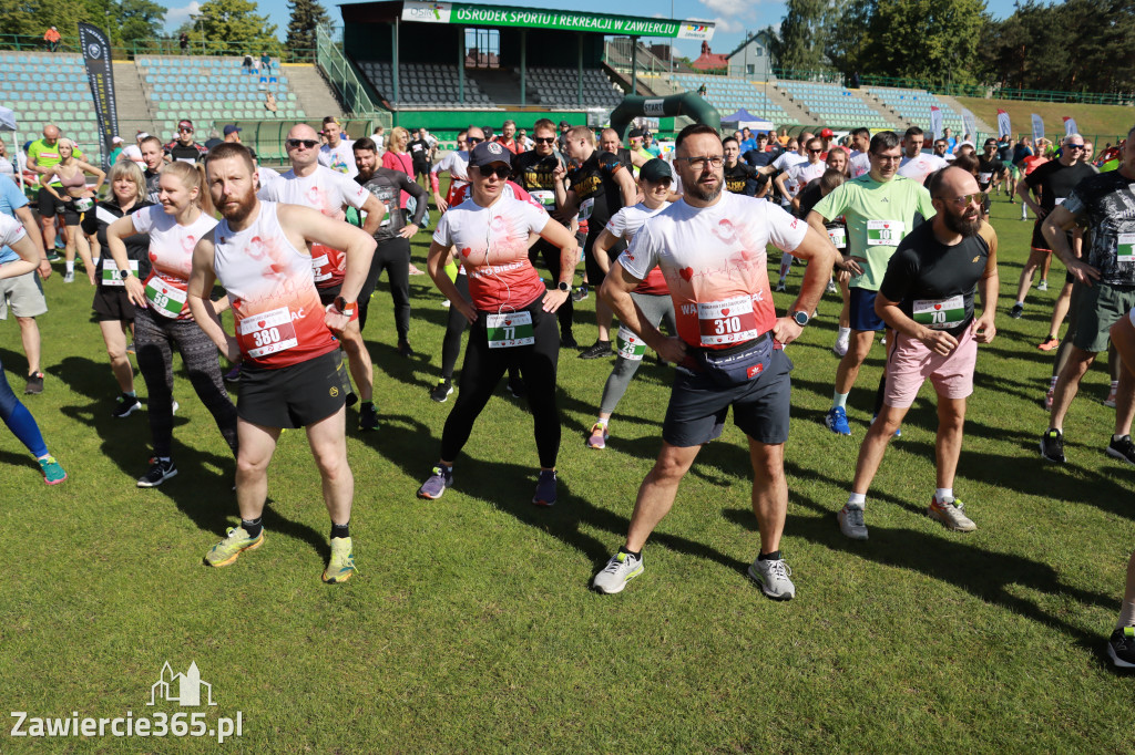 Fotorelacja I: III Bieg Zawierciański - rozgrzewka i start