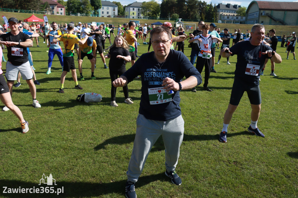 Fotorelacja I: III Bieg Zawierciański - rozgrzewka i start