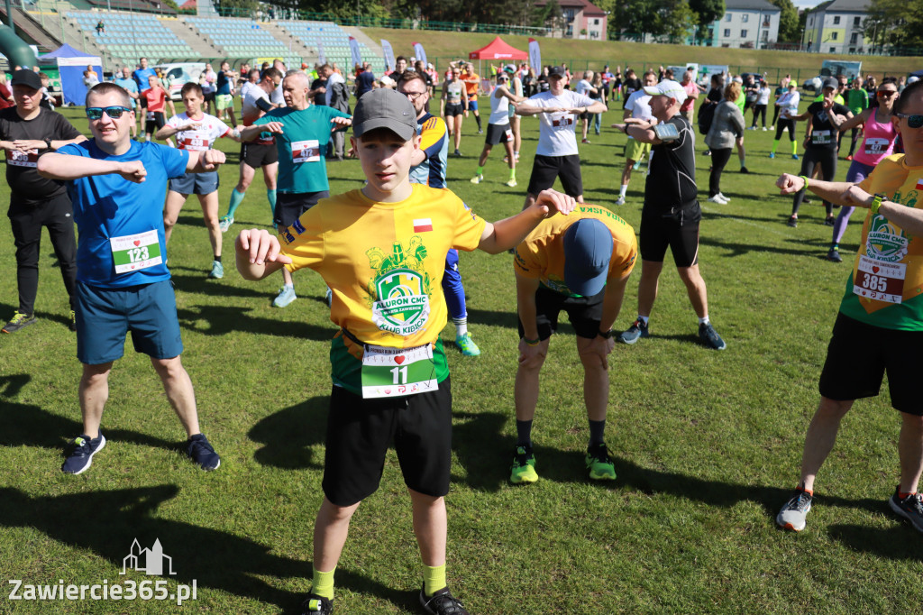 Fotorelacja I: III Bieg Zawierciański - rozgrzewka i start