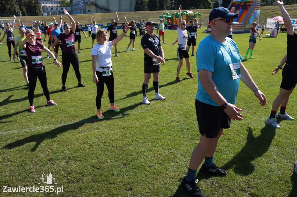 Fotorelacja I: III Bieg Zawierciański - rozgrzewka i start