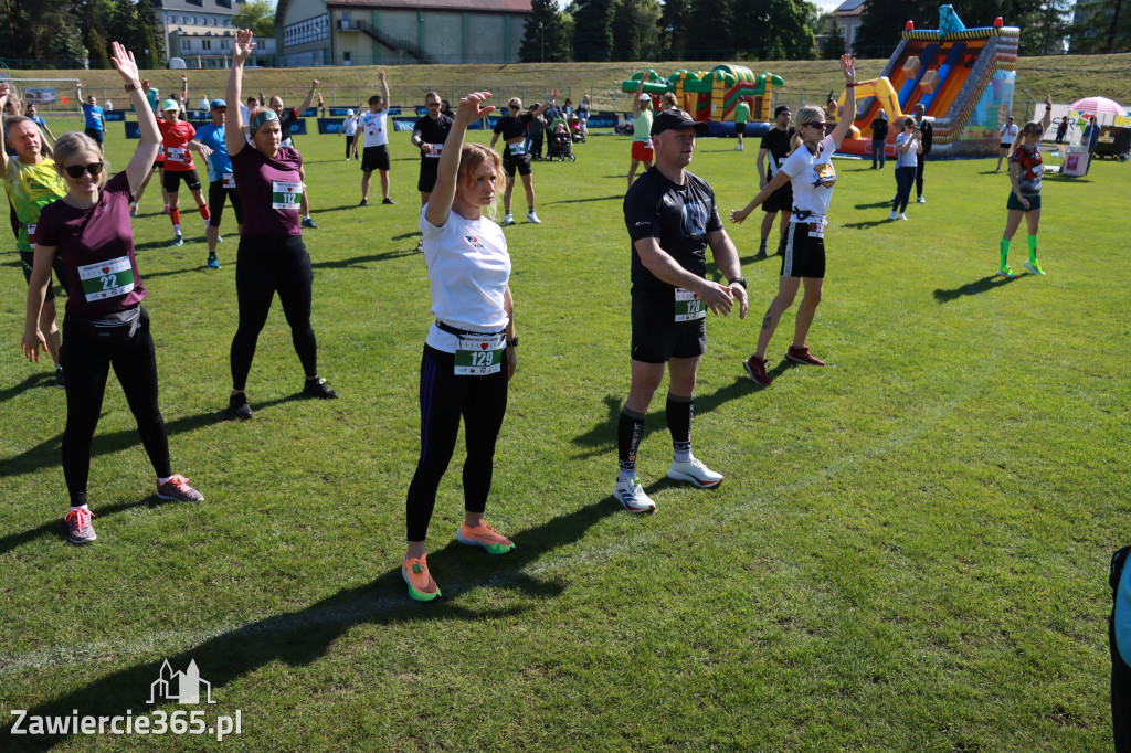 Fotorelacja I: III Bieg Zawierciański - rozgrzewka i start