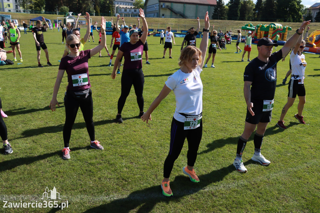 Fotorelacja I: III Bieg Zawierciański - rozgrzewka i start