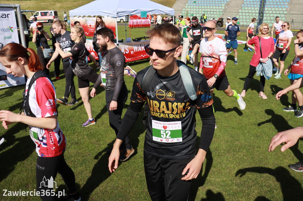Fotorelacja I: III Bieg Zawierciański - rozgrzewka i start