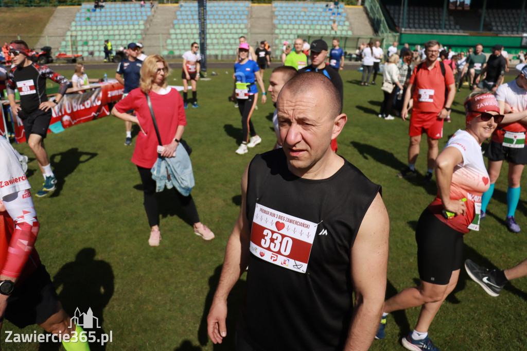 Fotorelacja I: III Bieg Zawierciański - rozgrzewka i start