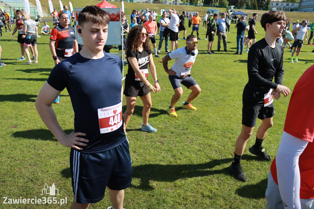 Fotorelacja I: III Bieg Zawierciański - rozgrzewka i start