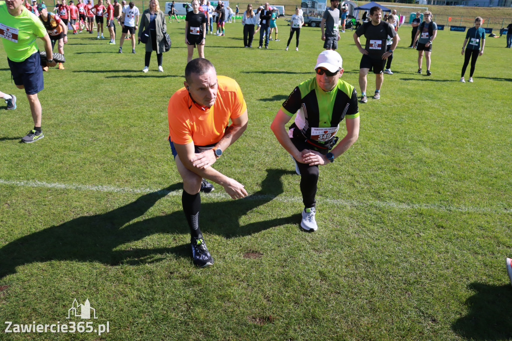 Fotorelacja I: III Bieg Zawierciański - rozgrzewka i start