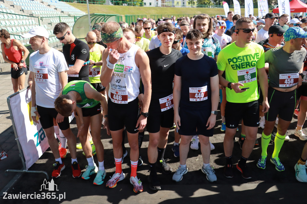 Fotorelacja I: III Bieg Zawierciański - rozgrzewka i start