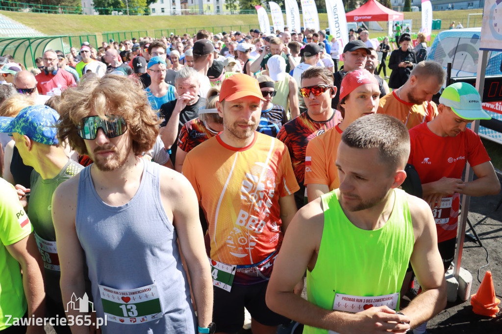 Fotorelacja I: III Bieg Zawierciański - rozgrzewka i start