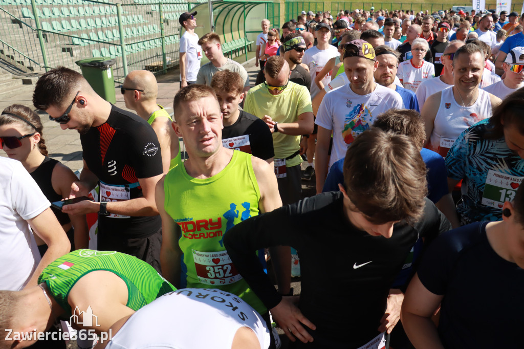 Fotorelacja I: III Bieg Zawierciański - rozgrzewka i start