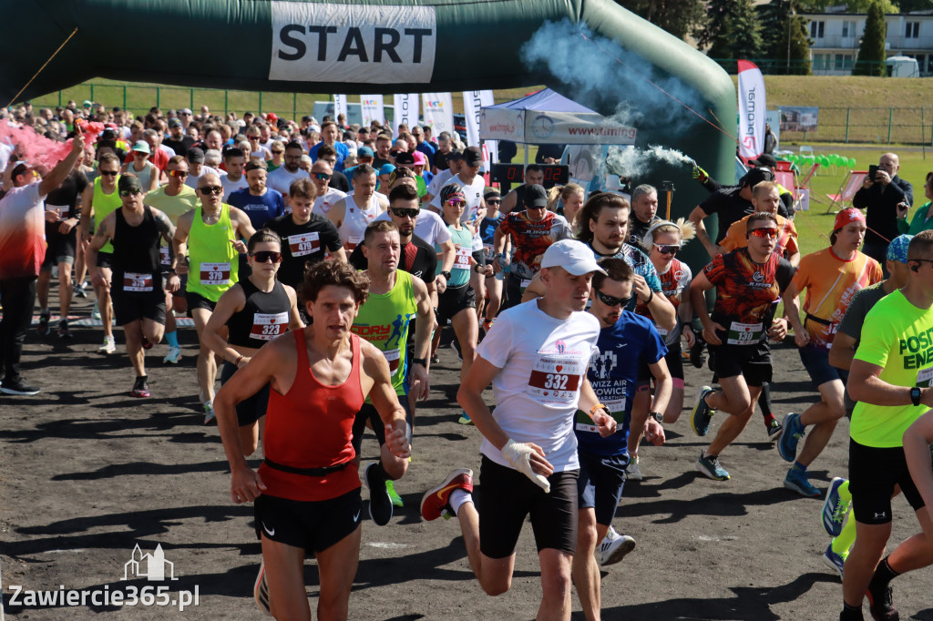 Fotorelacja I: III Bieg Zawierciański - rozgrzewka i start