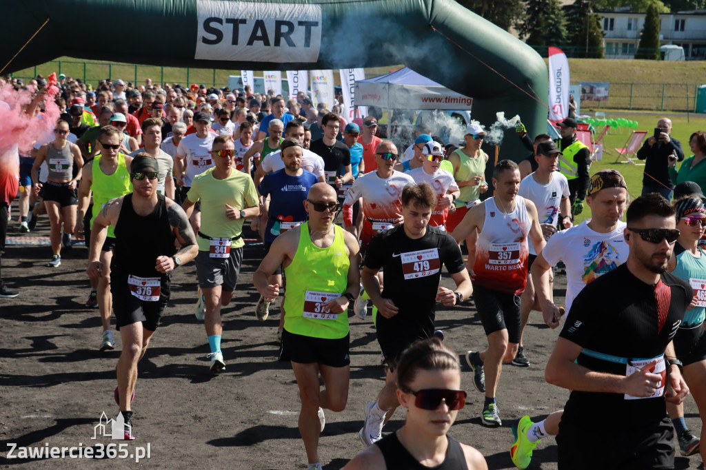 Fotorelacja I: III Bieg Zawierciański - rozgrzewka i start