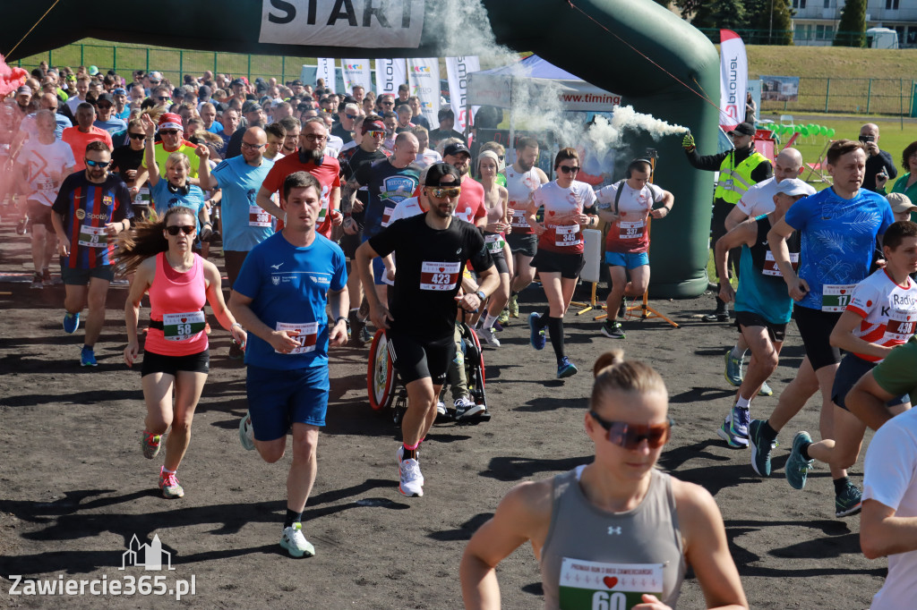 Fotorelacja I: III Bieg Zawierciański - rozgrzewka i start