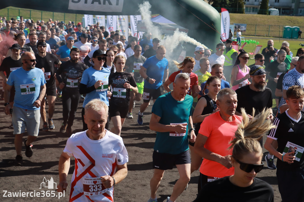 Fotorelacja I: III Bieg Zawierciański - rozgrzewka i start