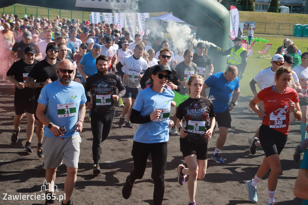 Fotorelacja I: III Bieg Zawierciański - rozgrzewka i start