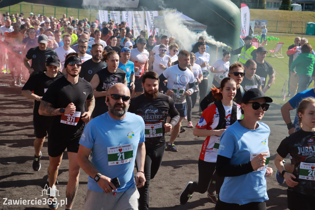 Fotorelacja I: III Bieg Zawierciański - rozgrzewka i start