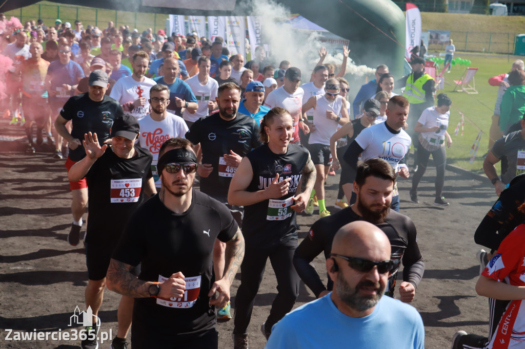 Fotorelacja I: III Bieg Zawierciański - rozgrzewka i start