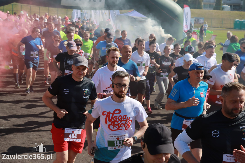 Fotorelacja I: III Bieg Zawierciański - rozgrzewka i start