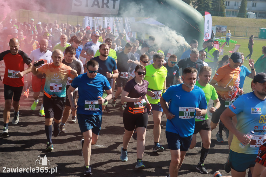 Fotorelacja I: III Bieg Zawierciański - rozgrzewka i start