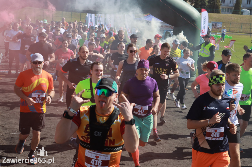 Fotorelacja I: III Bieg Zawierciański - rozgrzewka i start