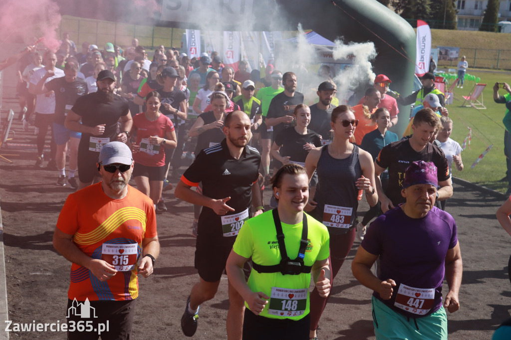 Fotorelacja I: III Bieg Zawierciański - rozgrzewka i start