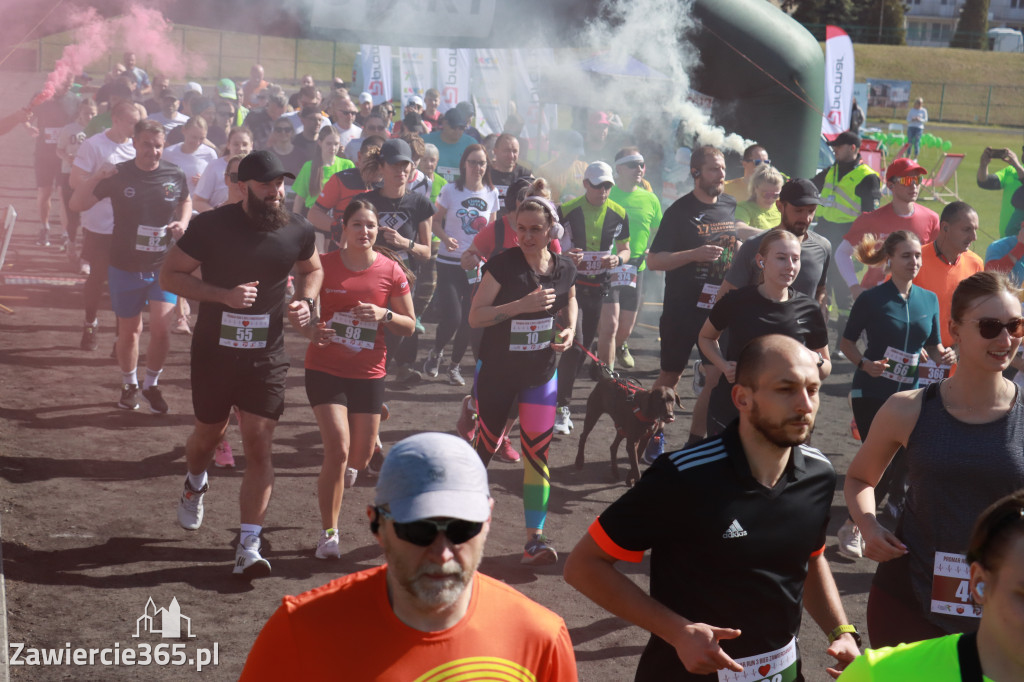 Fotorelacja I: III Bieg Zawierciański - rozgrzewka i start
