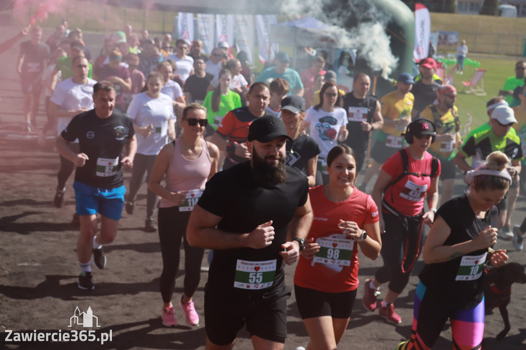 Fotorelacja I: III Bieg Zawierciański - rozgrzewka i start