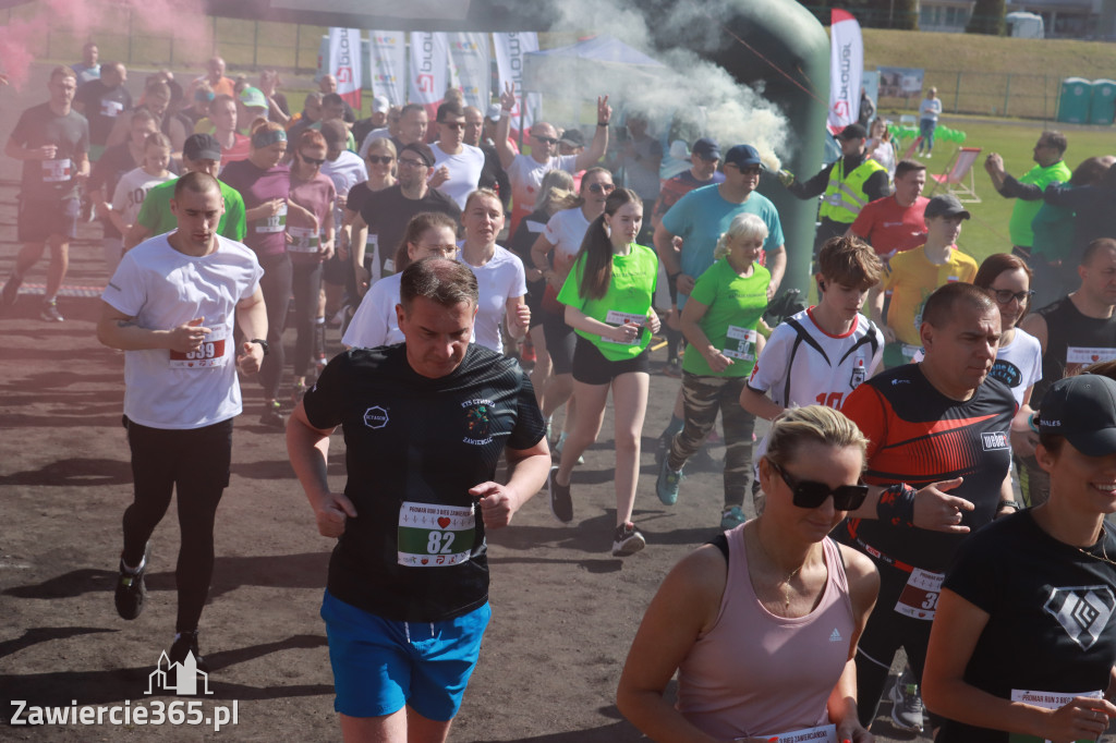 Fotorelacja I: III Bieg Zawierciański - rozgrzewka i start